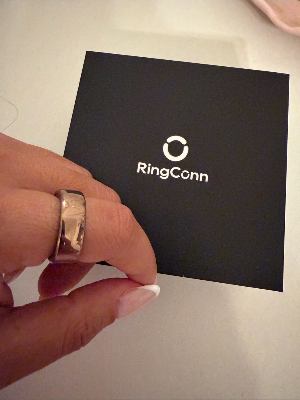 RingConn Smart Ring in Silver